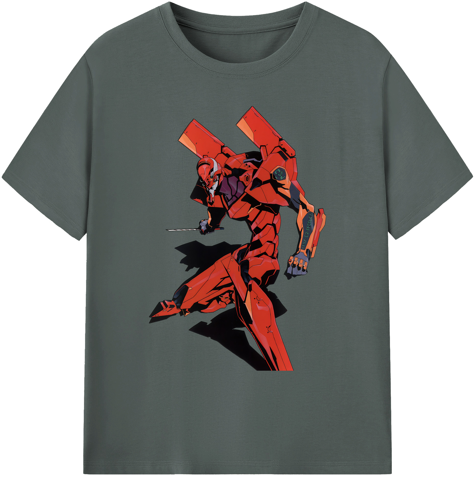 （画像用） EVA 新世紀エヴァンゲリオン 綿100％ メンズ半袖Tシャツ｜肌触りやわらか＆通気性